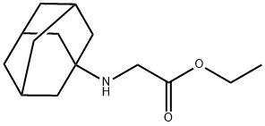 Glycine, N-tricyclo[3.3.1.13,7]dec-1-yl-, ethyl ester Structure