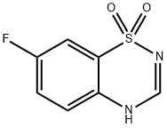 7-Fluoro-4H-benzo[e][1,2,4]thiadiazine 1,1-dioxide Structure