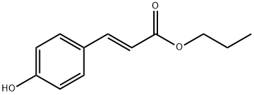 propyl (E)-3-(4-hydroxyphenyl)acrylate Structure