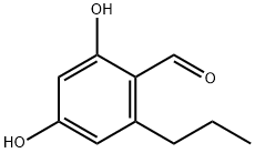 Benzaldehyde, 2,4-dihydroxy-6-propyl- 구조식 이미지