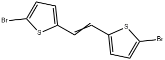 Thiophene, 2,2'-(1,2-ethenediyl)bis[5-bromo- Structure