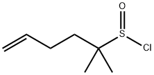 5-Hexene-2-sulfinyl chloride, 2-methyl- 구조식 이미지