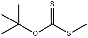 Dithiocarbonic acid O-tert-butyl ester S-methyl ester Structure