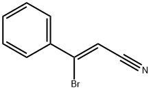 2-Propenenitrile, 3-bromo-3-phenyl-, (2Z)- 구조식 이미지