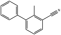 [1,1'-Biphenyl]-3-carbonitrile, 2-methyl- Structure