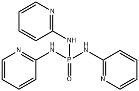 N,N',N”-tris(2-pyridinyl) phosphorothioic triamide Structure