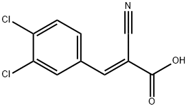 2-Propenoic acid, 2-cyano-3-(3,4-dichlorophenyl)-, (E)- (9CI) Structure
