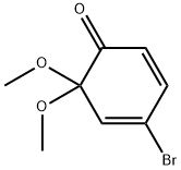 2,4-Cyclohexadien-1-one, 4-bromo-6,6-dimethoxy- 구조식 이미지