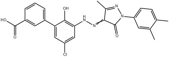 Eltrobopag Chloro Impurity 구조식 이미지