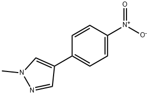 1H-Pyrazole, 1-methyl-4-(4-nitrophenyl)- Structure