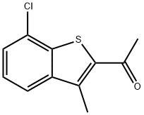 Ethanone, 1-(7-chloro-3-methylbenzo[b]thien-2-yl)- 구조식 이미지