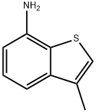 Benzo[b]thiophen-7-amine, 3-methyl- 구조식 이미지