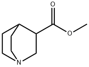 1-Azabicyclo[2.2.2]octane-3-carboxylic acid methyl ester 구조식 이미지