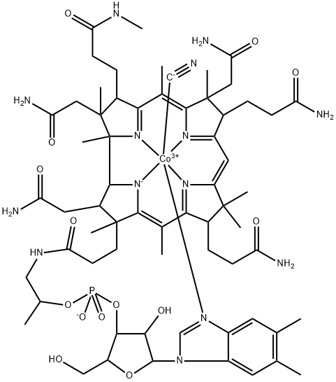 34-Methylcyanocobalamin Structure