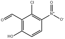 2-chloro-6-hydroxy-3-nitrobenzaldehyde 구조식 이미지