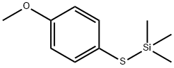 Benzene, 1-methoxy-4-[(trimethylsilyl)thio]- Structure