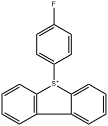 Dibenzothiophenium, 5-(4-fluorophenyl)- Structure