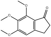 1H-Inden-1-one, 2,3-dihydro-5,6,7-trimethoxy- 구조식 이미지