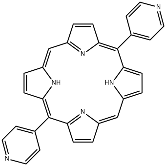 21H,23H-Porphine, 5,15-di-4-pyridinyl- Structure