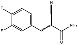 2-cyano-3-(3,4-difluorophenyl)prop-2-enamide Structure