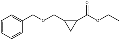 ethyl 2-((benzyloxy)methyl)cyclopropane-1-carboxylate Structure