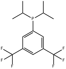 3,5-Bis(trifluoromethyl)phenyldiisopropylphosphine Structure
