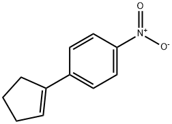 Benzene, 1-(1-cyclopenten-1-yl)-4-nitro- Structure