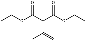 Propanedioic acid, 2-(1-methylethenyl)-, 1,3-diethyl ester Structure