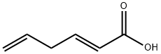 2,5-hexadienoic acid Structure