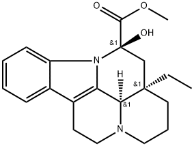 38990-16-8 methyl (41R,12R,13aR)-13a-ethyl-12-hydroxy-2,3,41,5,6,12,13,13a-octahydro-1H-indolo[3,2,1-de]pyrido[3,2,1-ij][1,5]naphthyridine-12-carboxylate