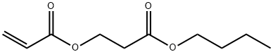 2-Propenoic acid, 3-butoxy-3-oxopropyl ester 구조식 이미지