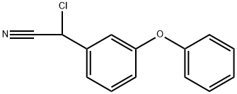 2-chloro-2-(3-phenoxyphenyl)acetonitrile Structure