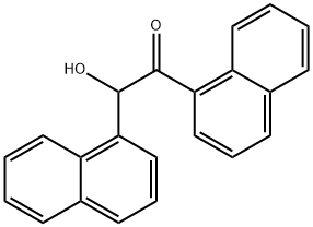 2-hydroxy-1,2-di(naphthalen-1-yl)ethanone 구조식 이미지