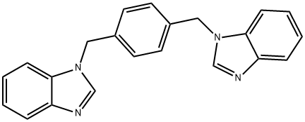 1,4-bis(benzimidazole-1-ylmethyl)benzene Structure