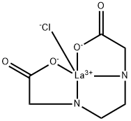 Lanthanum,chloro[[N,N'-1,2-ethanediylbis[glycinato]](2-)-N,N',O,O']-(9CI) Structure