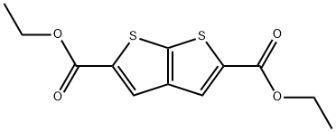 Thieno[2,3-b]thiophene-2,5-dicarboxylic acid, 2,5-diethyl ester 구조식 이미지