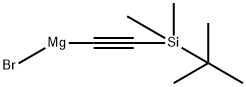 Magnesium, bromo[[(1,1-dimethylethyl)dimethylsilyl]ethynyl]- (9CI) Structure