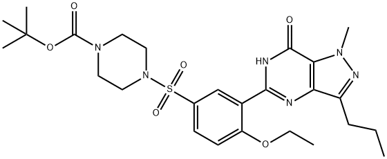 N-(DesMethyl)-tert-butyl Acetate Sildenafil Structure