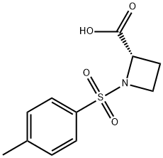 2-Azetidinecarboxylic acid, 1-[(4-methylphenyl)sulfonyl]-, (2S)- Structure