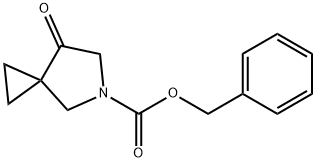 5-Azaspiro[2.4]heptane-5-carboxylic acid, 7-oxo-, phenylmethyl ester Structure