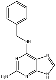 6-N-benzyl-7H-purine-2,6-diamine Structure