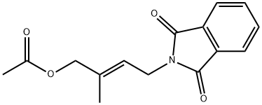 1H-Isoindole-1,3(2H)-dione, 2-[(2E)-4-(acetyloxy)-3-methyl-2-buten-1-yl]- 구조식 이미지