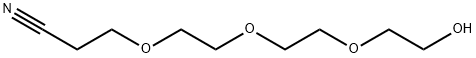 Propanenitrile, 3-[2-[2-(2-hydroxyethoxy)ethoxy]ethoxy]- 구조식 이미지