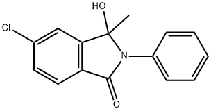 1H-Isoindol-1-one, 5-chloro-2,3-dihydro-3-hydroxy-3-methyl-2-phenyl- Structure