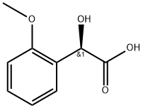 (2R)-2-hydroxy-2-(2-methoxyphenyl)acetic acid 구조식 이미지