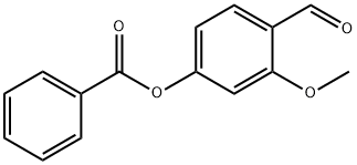 Benzaldehyde, 4-(benzoyloxy)-2-methoxy- 구조식 이미지