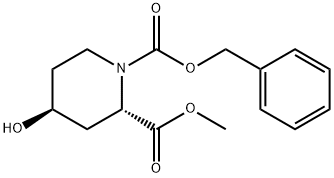 (2S,4S)-1-Benzyl 2-Methyl 4-Hydroxypiperidine-1,2-Dicarboxylate(WX642116) Structure