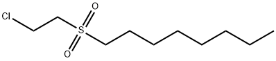 2-chloroethyl octyl sulfone Structure