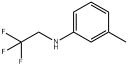Benzenamine, 3-methyl-N-(2,2,2-trifluoroethyl)- 구조식 이미지