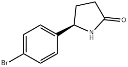 2-Pyrrolidinone, 5-(4-bromophenyl)-, (5R)- Structure